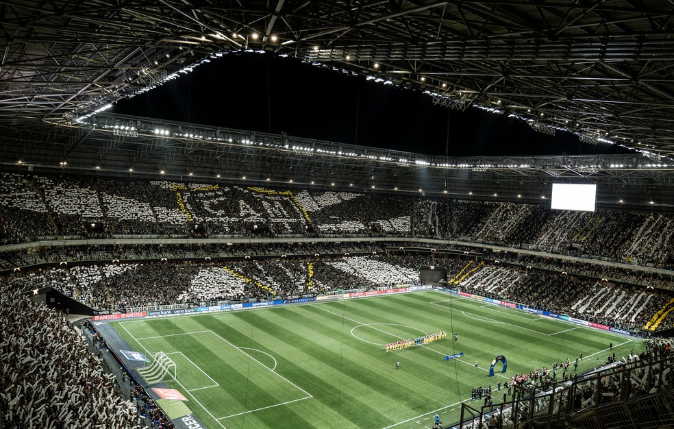 Torcida do Atlético-MG na Arena MRV — Foto: Paulo Henrique França / Atlético-MG