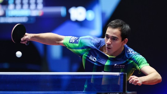 Hugo Calderano brilha contra japonês, vence rápido e vai à semifinal do WTT de Foz do Iguaçu