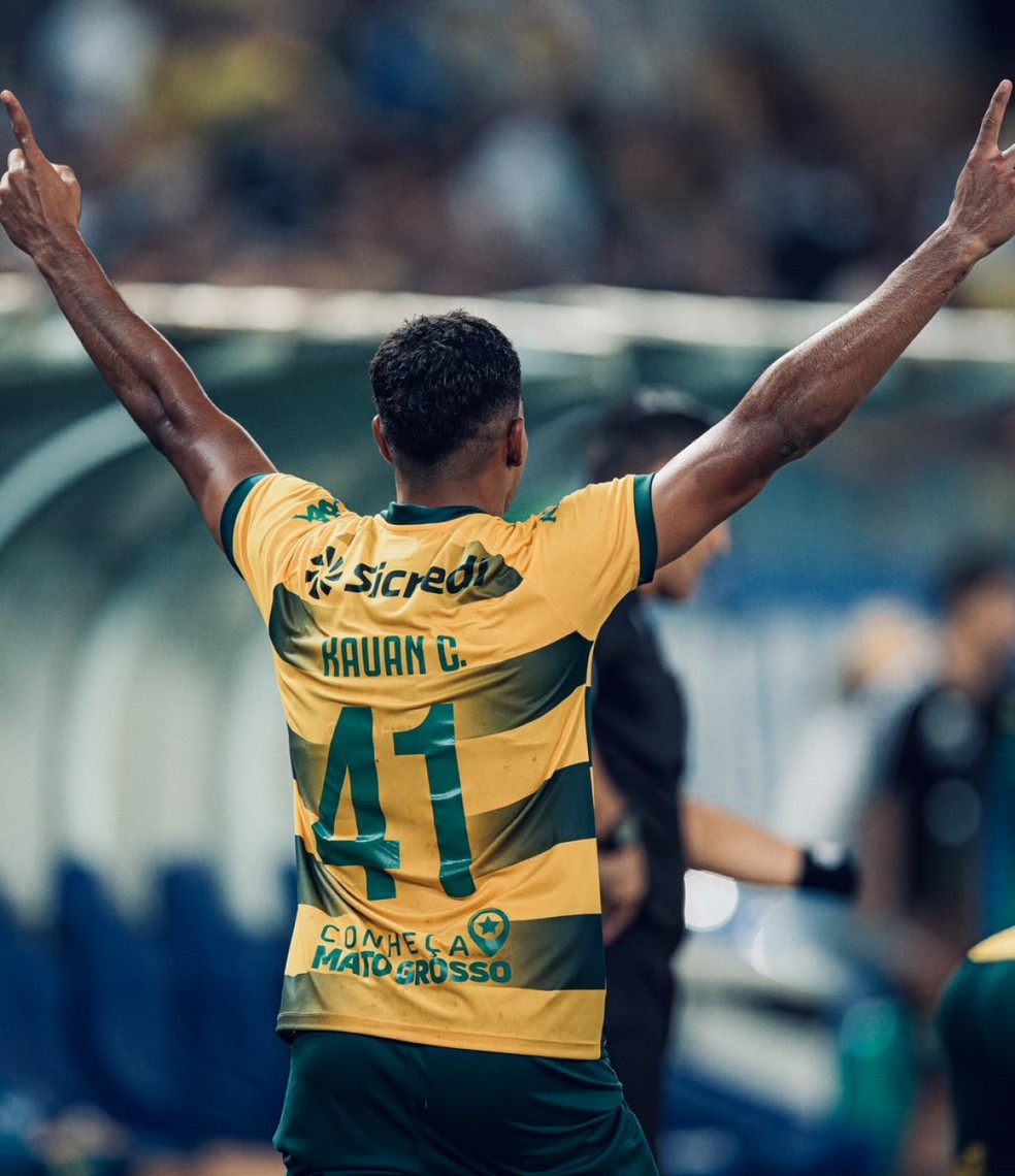 Kauan Cristtyan é peça fundamental na recuperação do Cuiabá na Série B — Foto: Jonathan Domingos