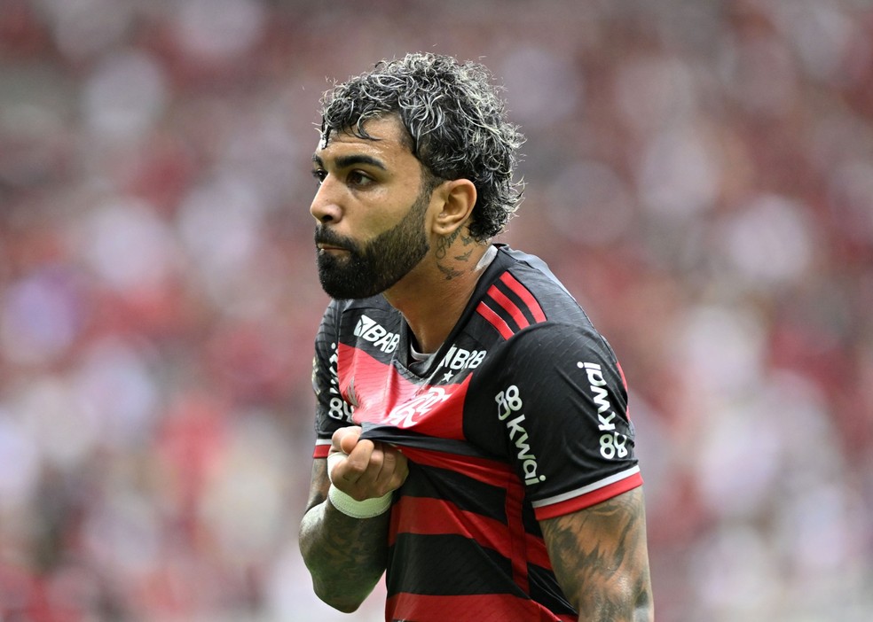 Gabigol - Flamengo x Atlético-MG - Copa do Brasil — Foto: André Durão