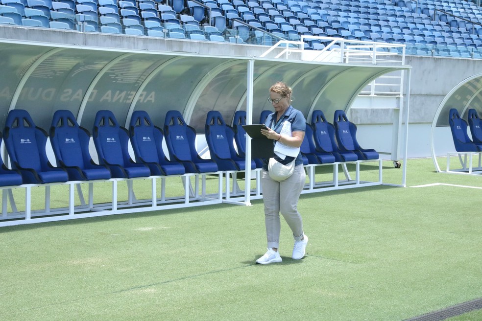 Comitiva da Fifa visita Natal — Foto: Carmen Félix