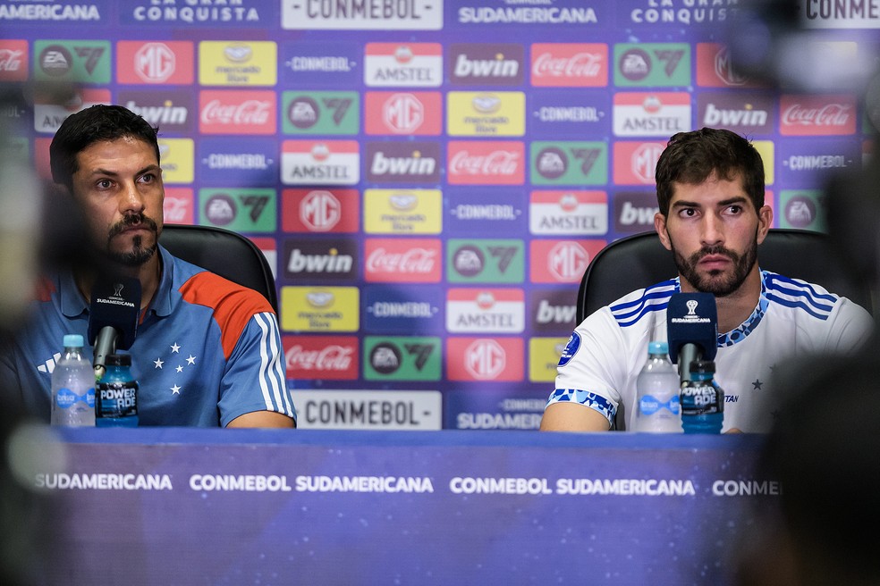 Moisés e Lucas Silva, Cruzeiro — Foto: Gustavo Aleixo/Cruzeiro