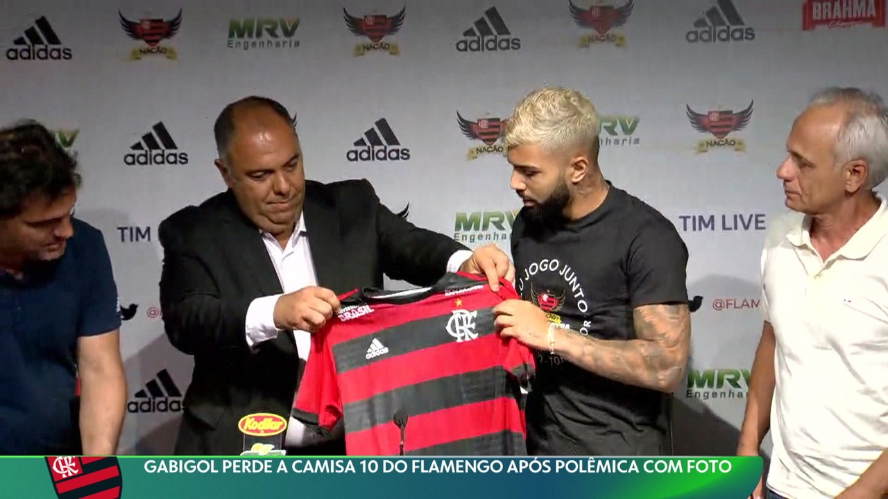 Gabigol perde a camisa 10 do Flamengo após polêmica com foto