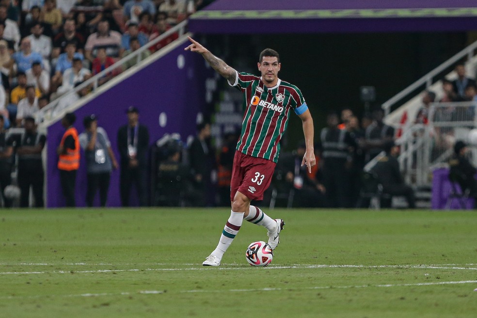 Nino, em Fluminense x Manchester City, na final do Mundial de Clubes — Foto: Lucas Merçon/Fluminense