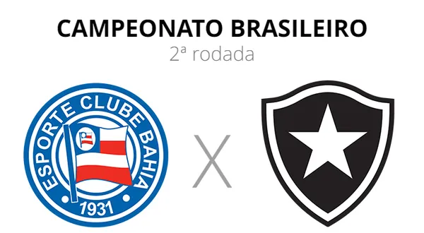 Botafogo x Bahia ao vivo: onde assistir ao jogo do Brasileirão hoje