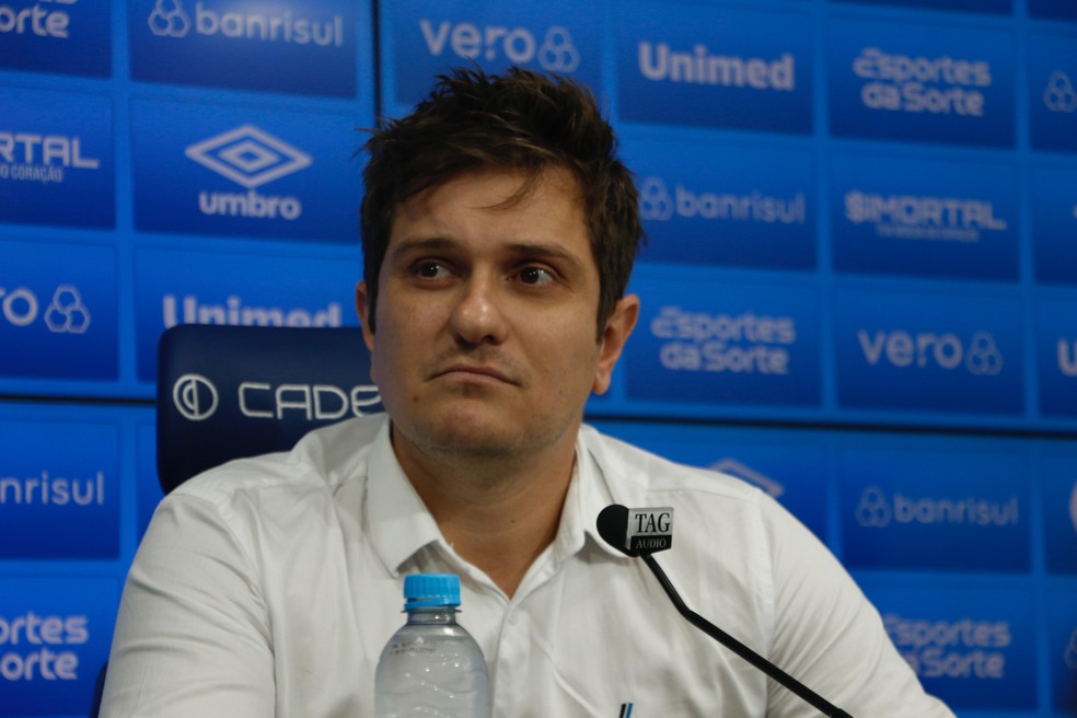 Antônio Brum, vice-presidente de futebol do Grêmio — Foto: João Victor Teixeira