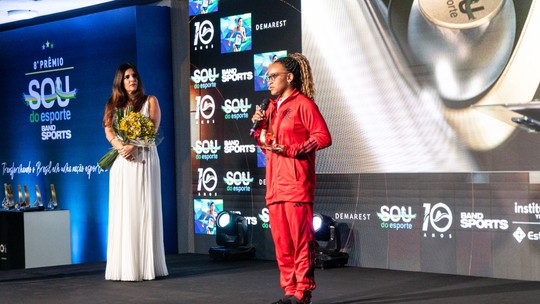Rebeca Andrade vence como “atleta olímpicacódigo promocional h2betvalor” no Prêmio Sou do Esporte