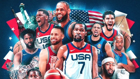 EUA anunciam Dream Team de basquete para as Olimpíadas; veja lista - Foto: (Reprodução)