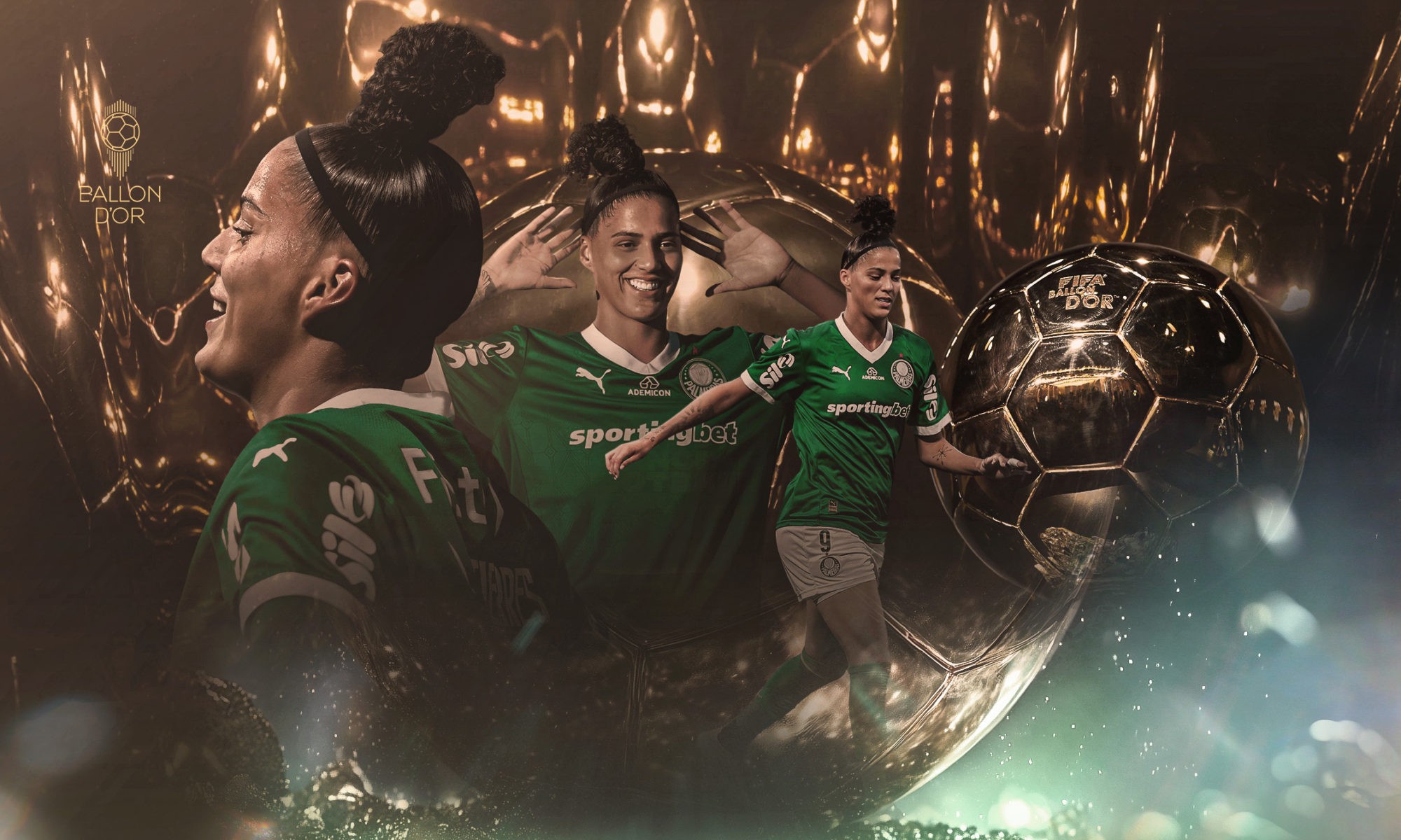 Artilheira do Palmeiras concorre à Bola de Ouro 2025