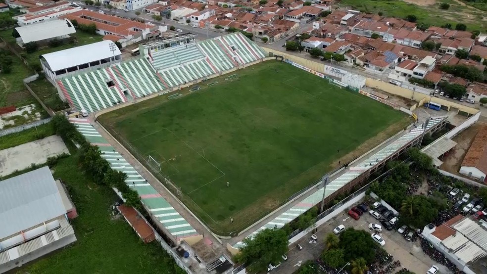 Estádio Marizão, onde o Sousa não perde há mais de um ano — Foto: Beto Silva/TV Paraíba