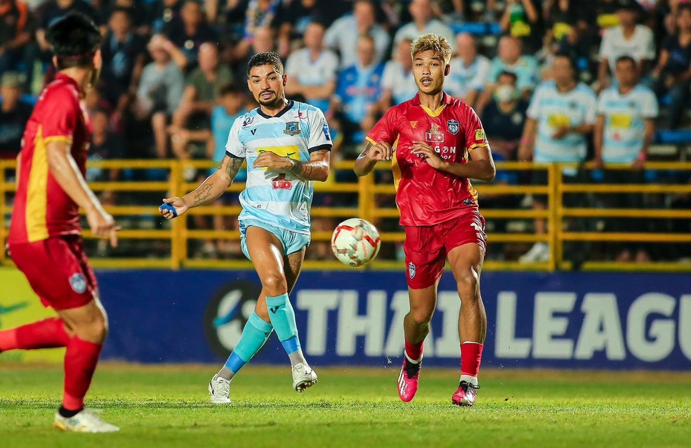 Judivan em atuação na Tailândia — Foto: Divulgação/ Pattaya