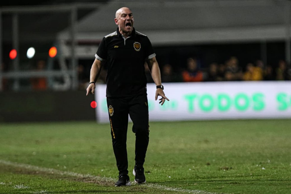 Márcio Zanardi, técnico do Amazonas — Foto: João Normando/Amazonas FC