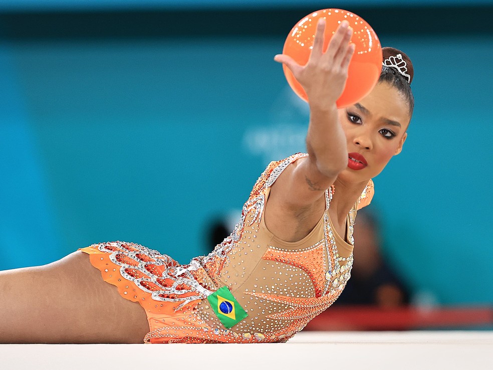 Geovanna Santos nos Jogos Pan-Americanos — Foto: Ricardo Bufolin/CBG