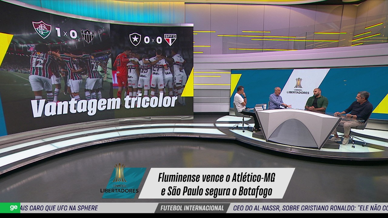 “Acho que o resultado do São Paulo é melhor do que a vitória do Fluminense”, seleção discute jogossite de apostas como funcionaida da Libertadores.