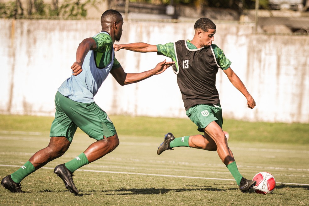  Elenco do Boavista treinando para o Campeonato Carioca 2025.