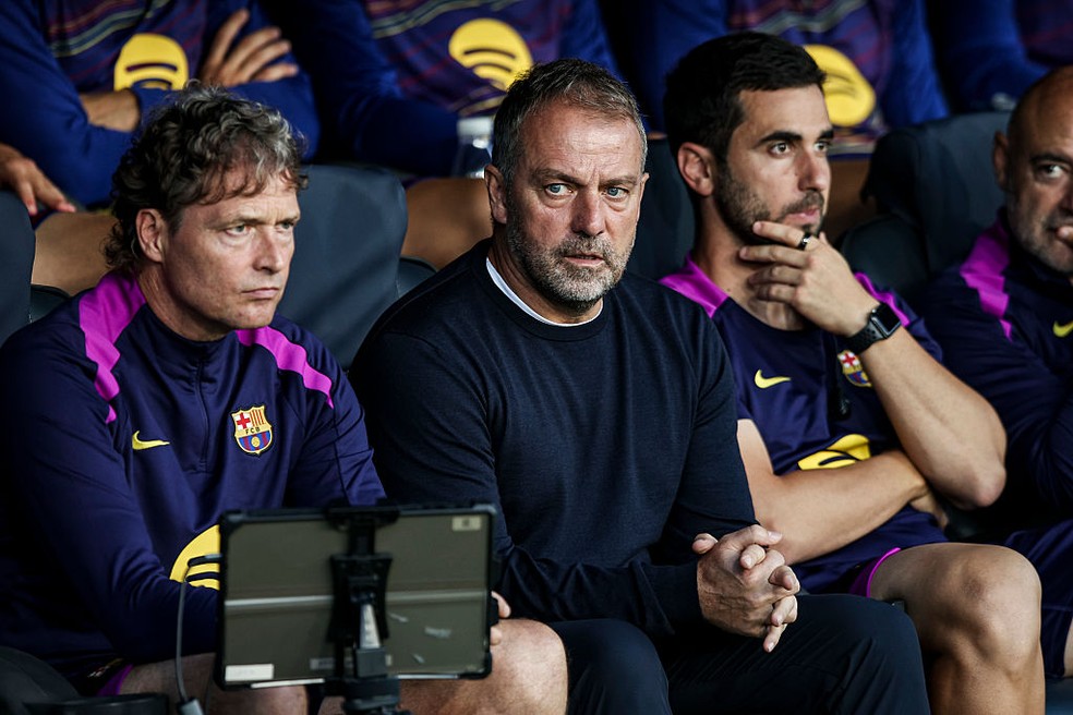 Hansi Flick está no comando técnico do Barcelona desde julho de 2024