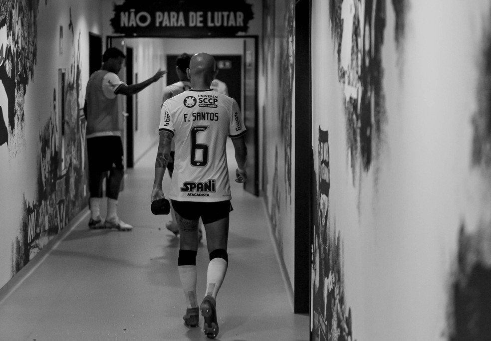 Fábio Santos em jogo na Neo Química Arena — Foto: Rodrigo Coca/Ag. Corinthians