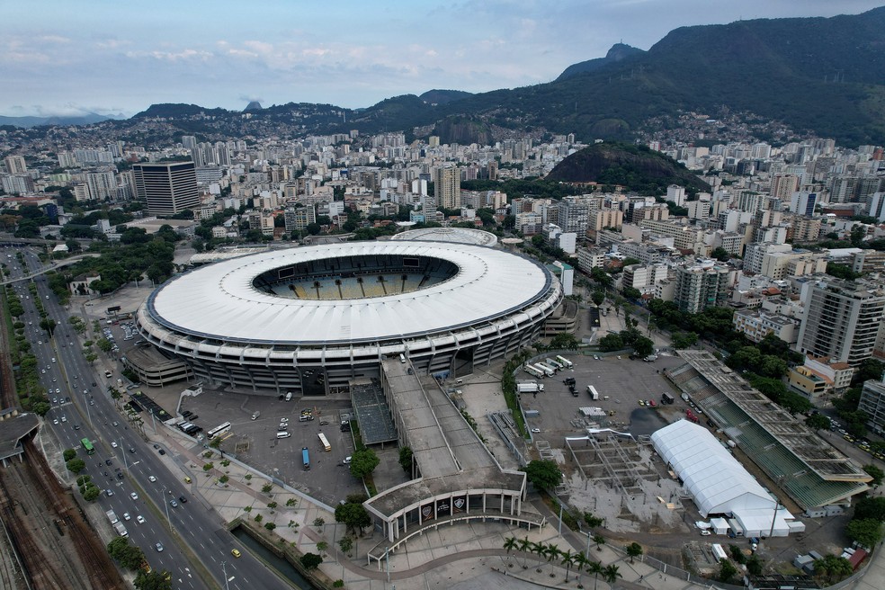 Vista aérea do Maracanã — Foto: Wagner Meier/Getty Images