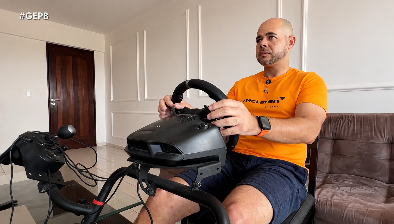 Técnico do Treze, Adriano Souza revela paixão por Fórmula 1 e admiração por Ayrton Senna