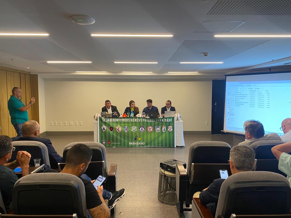 Arbitral do Campeonato Paraibano de 2024 aconteceu nesta quinta-feira, em Jo�o Pessoa � Foto: Iaco Lopes / TV Cabo Branco