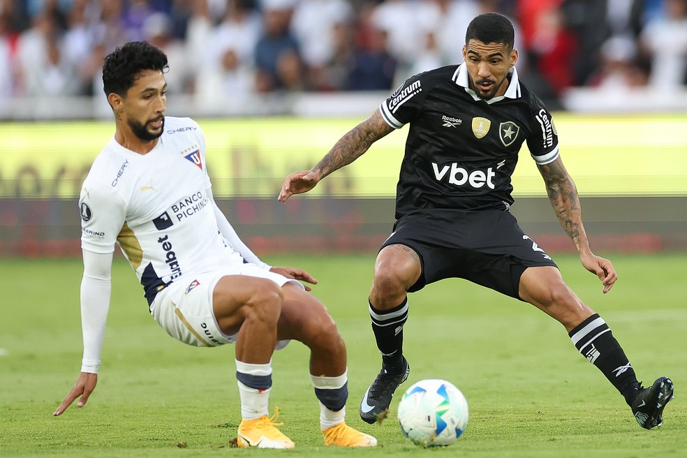 Allan em LDU 2 x 0 Botafogo, na Libertadores 2025 &mdash; Foto: Vitor Silva/BFR