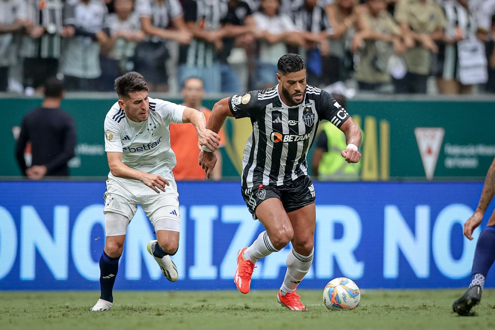 Atlético-MG x Cruzeiro na ida terminou em 2 a 2 — Foto: Pedro Souza / Atlético-MG