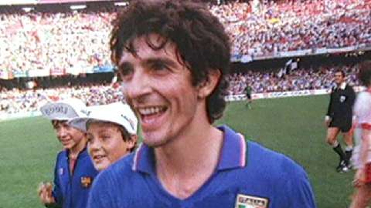 Confira imagens de Rossi na Copa de 1982