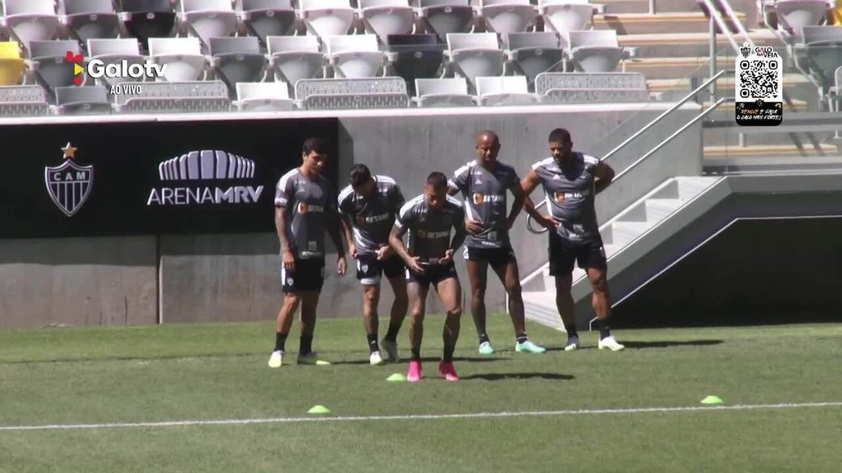 Escalação do Atlético-MG: Galo treina na Arena MRV antes de jogo contra o Vasco; veja o time provável