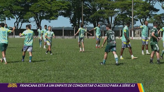 Com vantagem do empate, Francana decide acesso à Série A3 contra Ska Brasil - Programa: Globo Esporte - Ribeirão Preto/Franca 