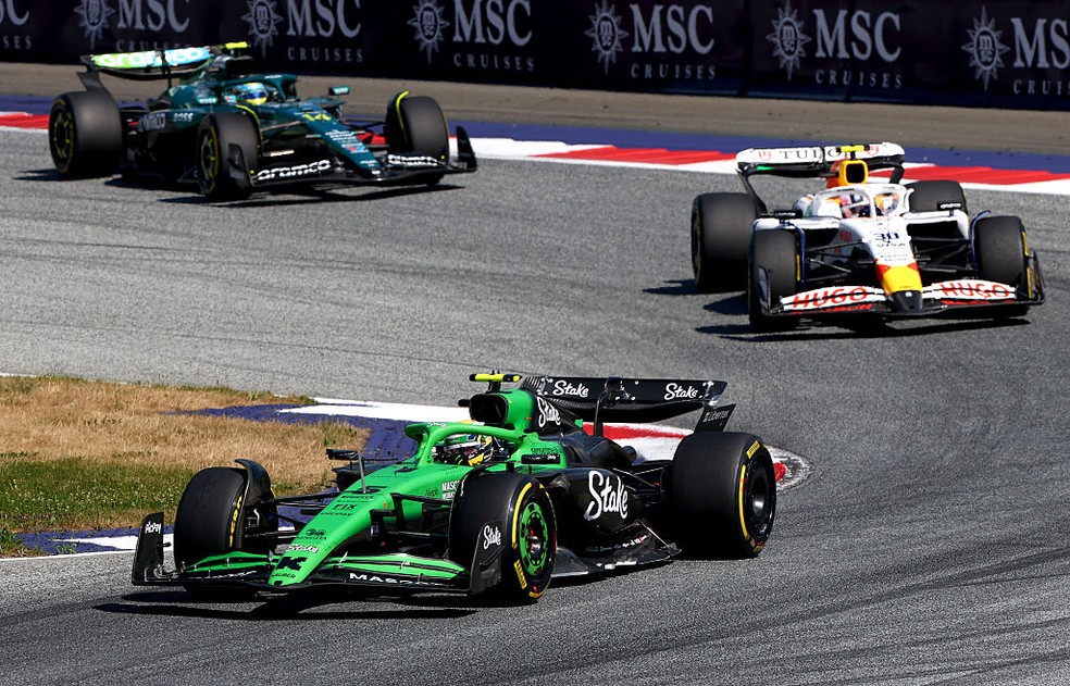 Gabriel Bortoleto no GP da Áustria — Foto: Getty Images