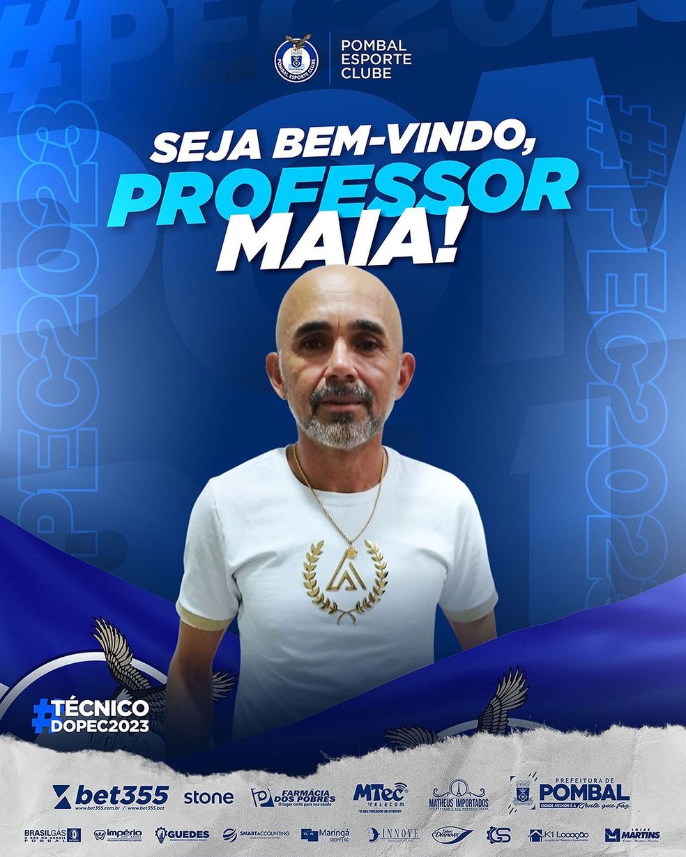 Severino Maia, Pombal EC — Foto: Divulgação / Pombal EC