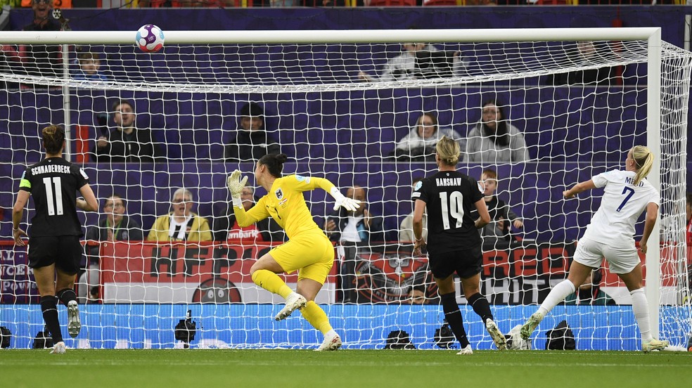 Inglaterra vence Áustria por 1x0 na abertura da Eurocopa feminina