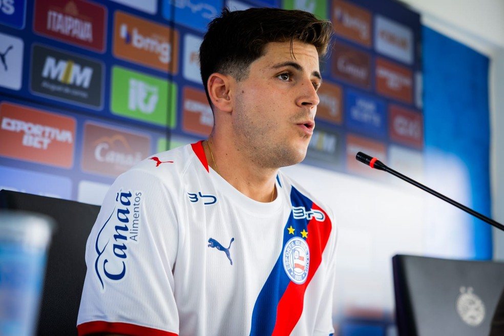Marco Moreno durante apresentação no Bahia
