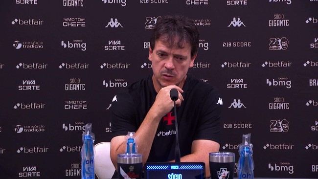 Diniz diz que sentimento é de satisfação pela atuação do Vasco: “Jogamos melhor e merecíam