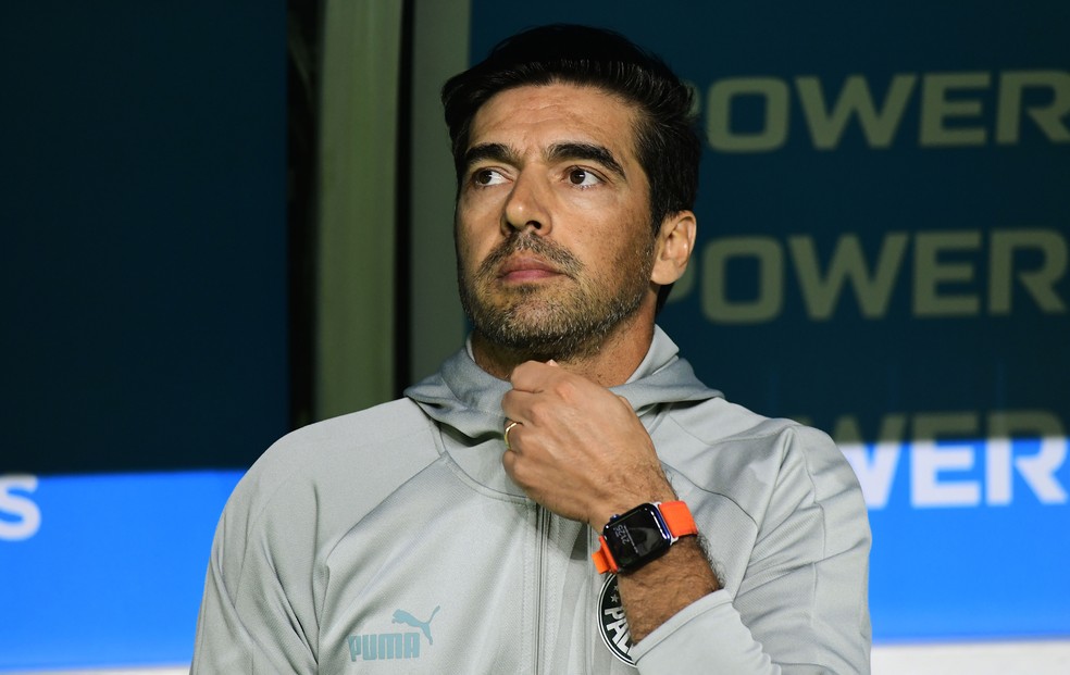Abel Ferreira em Palmeiras x Atlético-MG — Foto: Marcos Ribolli