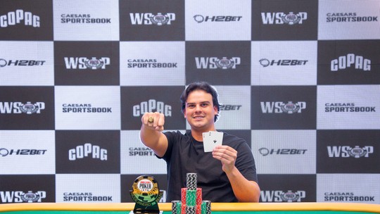 Poker: Herbert Farias conquista anel da WSOP e fatura maiscasino 2024R$ 200 mil