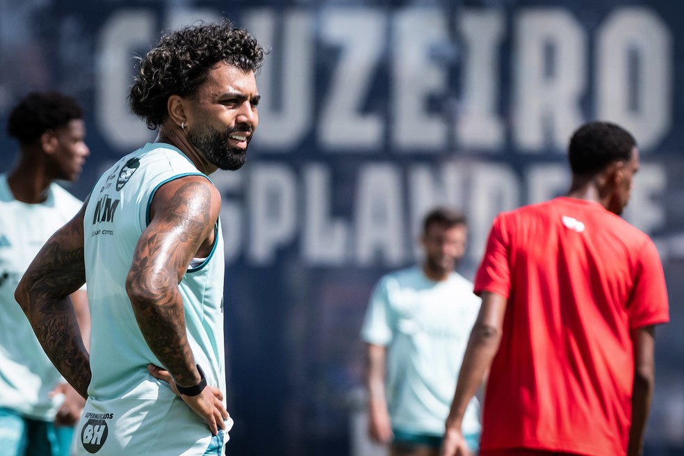 Gabigol fez três gols no jogo-treino do Cruzeiro contra o Boston City