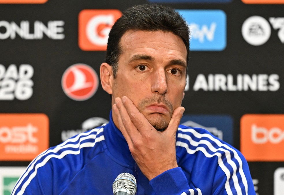 Lionel Scaloni em coletiva — Scaloni técnico