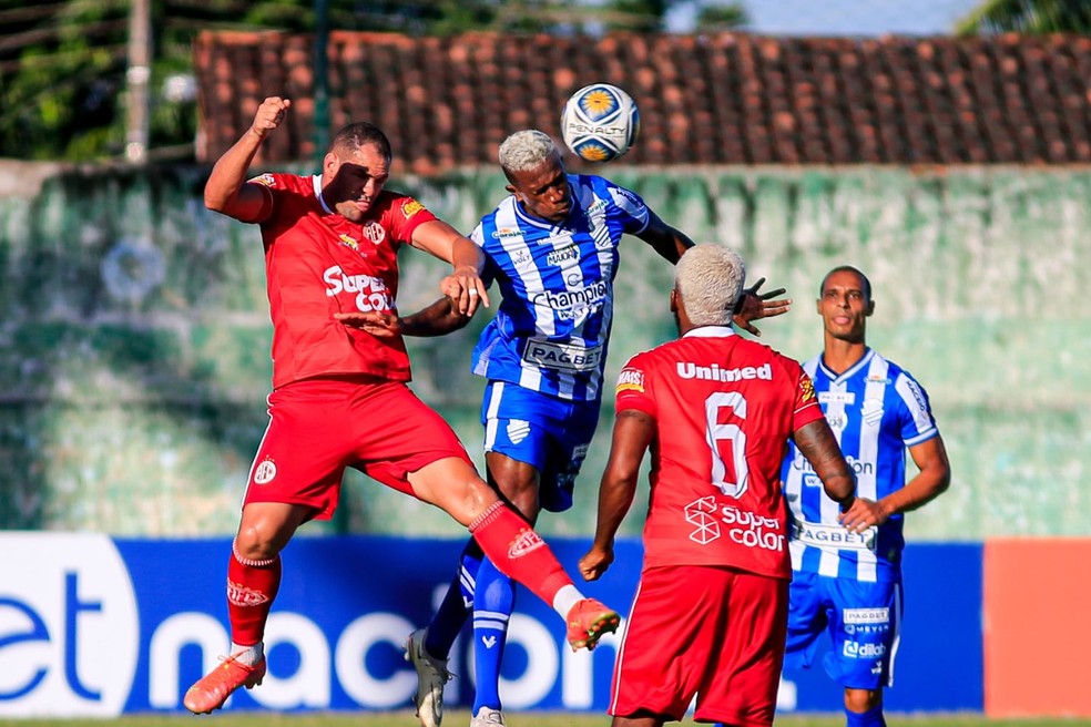 CSA enfretou o América-RN na fase preliminar da Copa do Nordeste — Foto: Aílton Cruz/Gazeta de Alagoas