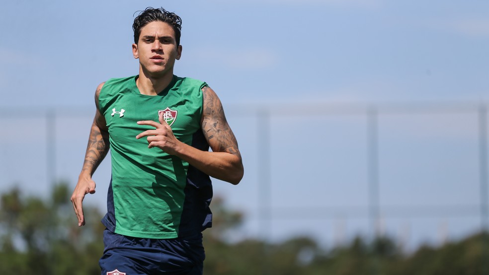 Pedro nos tempos de Fluminense &mdash; Foto: Lucas Mer&ccedil;on/Fluminense
