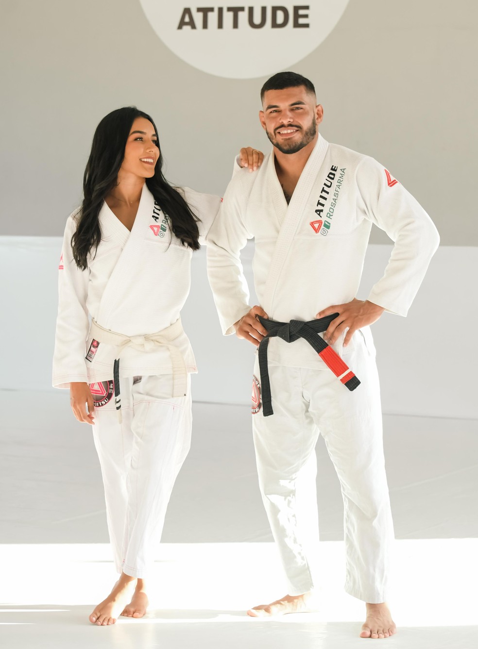 Sávio Gomes e Laura Fontenele são atletas da Academia Atitude, de Rio Branco — Foto: Arquivo pessoal/Sávio Gomes