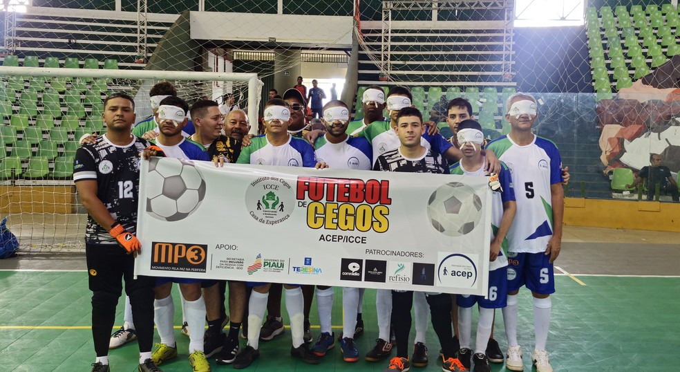 Piauí sedia Regional Nordeste de futebol de cegos — Foto: Divulgação