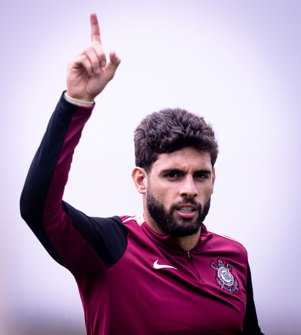 Yuri Alberto em treino do Corinthians — Foto: Rodrigo Coca / Ag.Corinthians