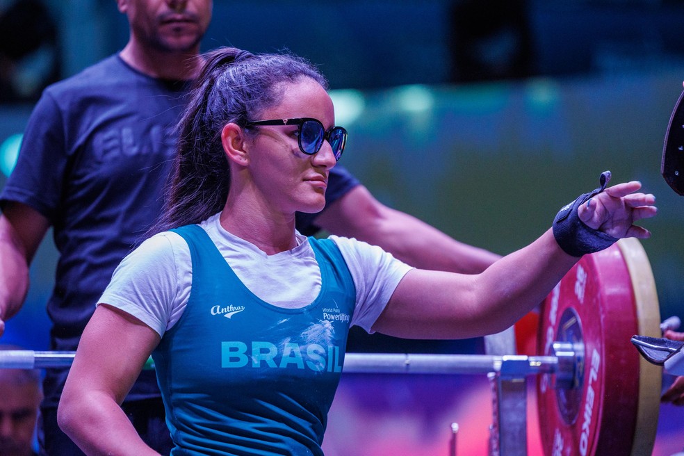 Lara Lima conquista bronze no Mundial de Halterofilismo — Foto: Alessandra Cabral / CPB