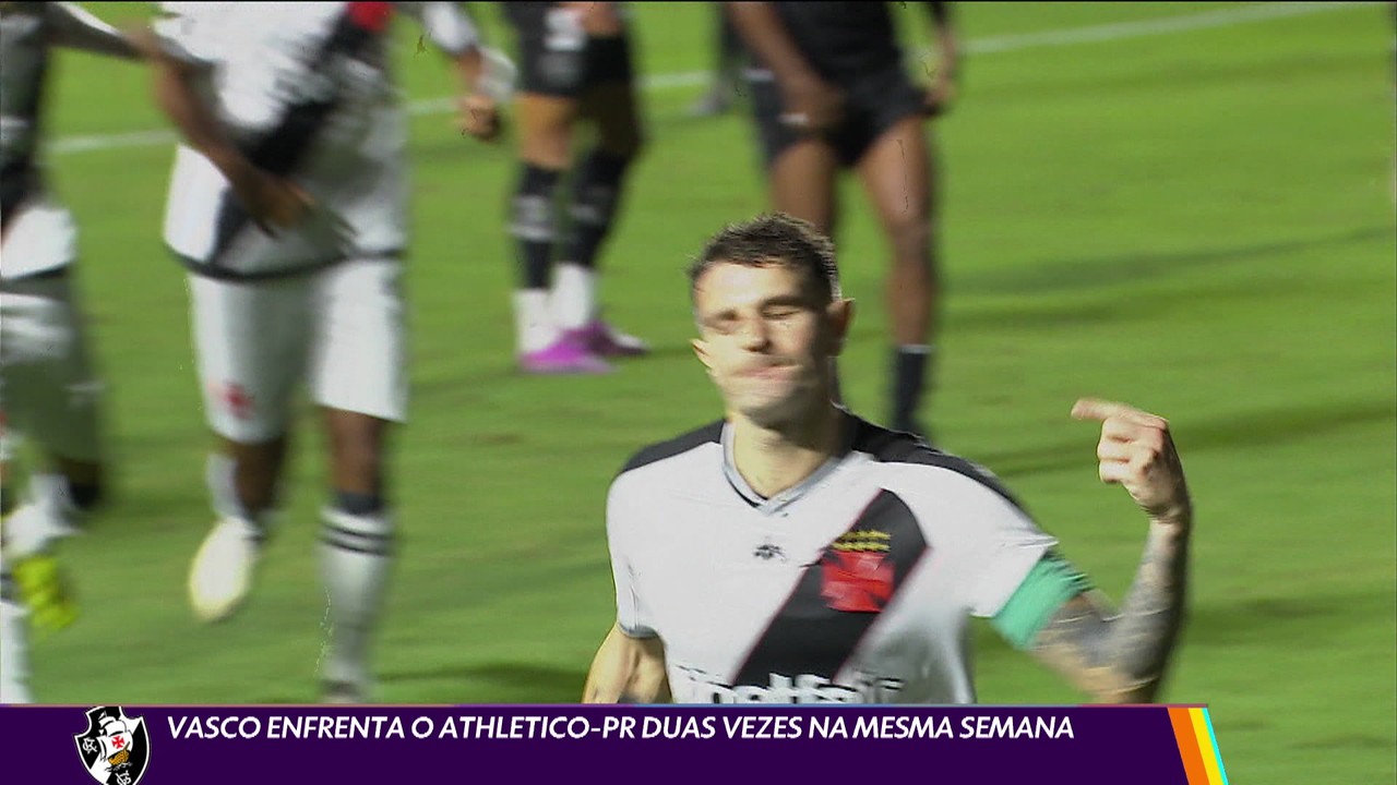 Vasco enfrenta o Athletico-PR duas vezes na mesma semana