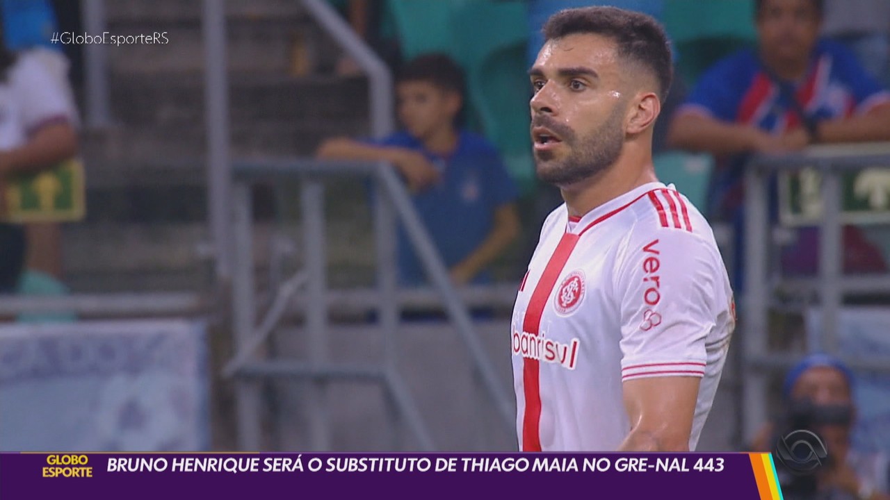 Bruno Henrique será o substituto do Thiago Maia no Gre-Nal 443