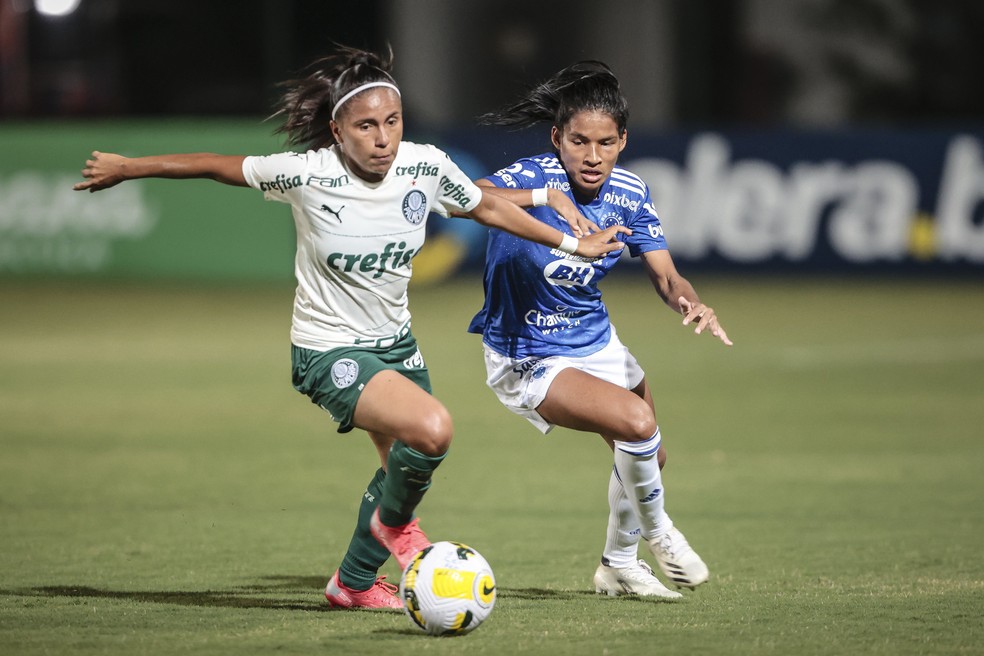 Cruzeiro x Palmeiras; Brasileiro Feminino — Foto: Cristiane Mattos/CBF