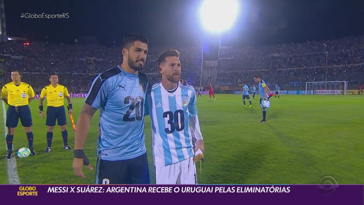 Messi e Suárez: Argentina recebe o Uruguai pelas eliminatórias