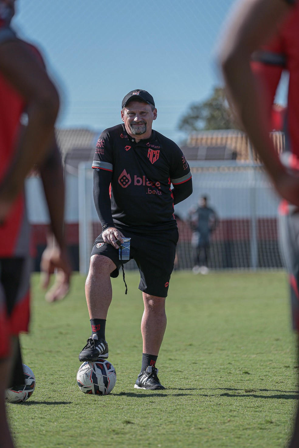 Fábio Matias durante treino no CT do Dragão — Foto: Bruno Corsino/ACG