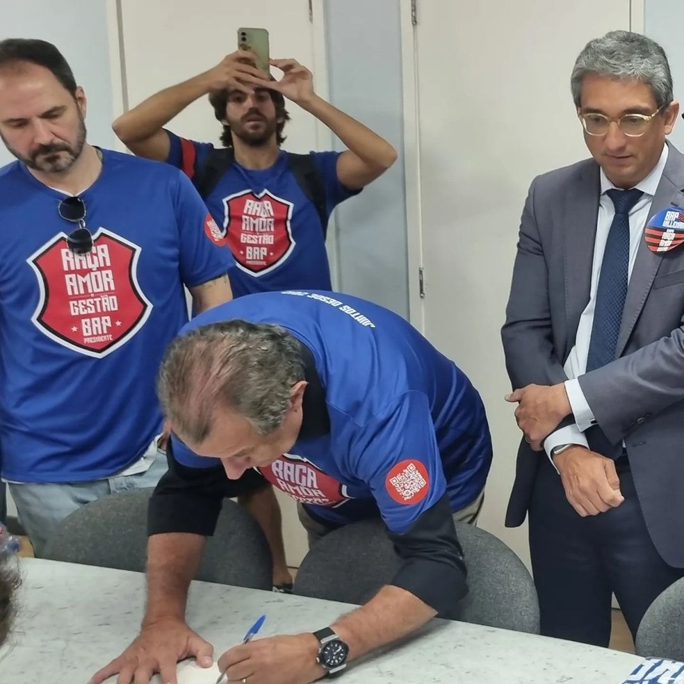 Bap inscreve chapa para eleição do Flamengo — Foto: Divulgação
